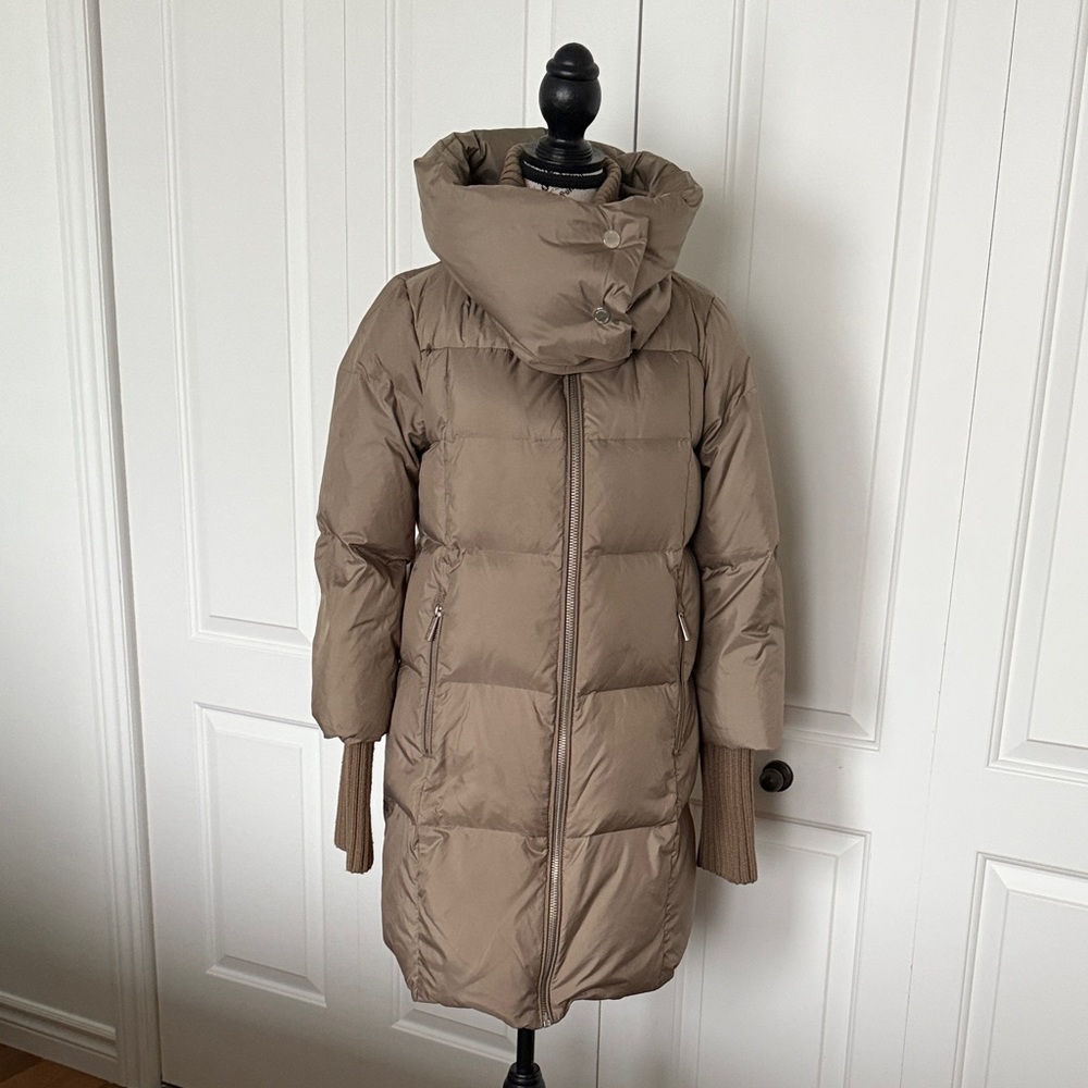 Michael Kors Women's Tan Puffer Coat